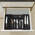 thumbnail image 1 of Dvkptbk Expandable Silverware Drawer Organizer Large Capacity Utensil Adjustable Utensil Organizer Cutlery Drawer Organizer for Forks Knives Multipurpose Kitc Silverware Organizer, 1 of 8