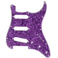 thumbnail image 1 of Plaque de Protection Colorée en Celluloïd à 11 Trous pour Guitares Strat SSS, 1 of 4