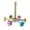 Multicolour1, variant on TIELUTT Bird Stand Toy Interactive Rotating Toy Wooden Exercise Wheel Parrot Toys Toys for Bird Cage Accessories for Small And Squeaky Dog Pack Cat Clicker Puppy No Squeaker Dog Chewers Dog Small
