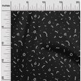 thumbnail image 2 of oneOone Cotton Cambric Black Fabric Abstracts Sewing Craft Projects Fabric Prints By Yard 42 Inch Wide, 2 of 4