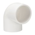 thumbnail image 3 of Unique Bargains PVC Pipe Fitting,90 Degree Elbow Schedule 40 White 50mm Socket, 3 of 3