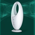 thumbnail image 4 of Bladeless Fan, Small Table Fan 90 Degree Wide Angles Portable 3 Speeds Multifunction Quiet with LED Light for Desktop for Dorm for Home, 4 of 7