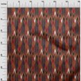 thumbnail image 2 of oneOone Cotton Poplin Fabric Arrow Ikat Print Fabric By Yard 56 Inch Wide, 2 of 4