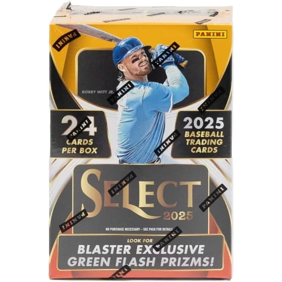 2025 Panini Select Baseball Passe-Temps Blaster Boîte de Cartes à Échanger (Chase Passe-Temps Blaster Exclusif Parallèles Vert Flash)