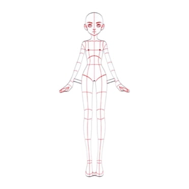Rongfmy Fashion Drawing Template Ruler Sewing Humanoid Patterns Design for Designing