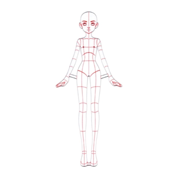 HILABEE Gabarit de Dessin Mode Règle Couture Motifs Humanoïdes Design pour Concevoir