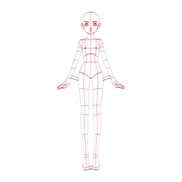 HILABEE Gabarit de Dessin Mode Règle Couture Motifs Humanoïdes Design pour Concevoir