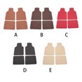 thumbnail image 4 of maskred 4 Pieces Car Floor Mats Automotive Interior Liner Foot Pad Decorative Carpet Front Rear Decoration Washable Reusable Mat Beige, 4 of 6