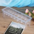 thumbnail image 1 of Caliper Organizer, Limit Comb Storage Case, Plastic Hairdressing Accessory Limit Comb Organizer For Barber Shop Professional Use Hair Salon Storing Limit Combs 8 Slots, 1 of 8