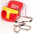 thumbnail image 5 of PLAYBERG Red Plastic Baby and Toddler Swing Seat with Hanging Ropes, 5 of 5