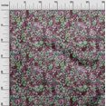 thumbnail image 3 of oneOone Velvet Maroon Fabric Asian Ditsy Flower Sewing Craft Projects Fabric Prints By Yard 58 Inch Wide, 3 of 4