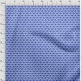 thumbnail image 4 of oneOone Cotton Poplin Twill Medium Blue Fabric Floral Craft Projects Decor Fabric Printed By The Yard 56 Inch Wide, 4 of 4