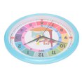 thumbnail image 2 of Children Hanging Clock, Colorful Wall Clock Quartz Lightweight  For Kid's Bedroom For Classroom Blue, 2 of 8