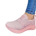thumbnail image 1 of Chaussures en Mesh pour Femmes Slip-on Chaussures de Sport Respirantes Baskets Simples et à la Mode, 1 of 6
