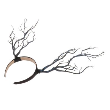 Gothic Antlers Deer Horns Hair Hoop Headband Cosplay Headdress Xmas Blue