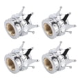 thumbnail image 3 of Cache-valves de Roue, 4 Pcs Universelles Légères pour Potence de Roue pour Voitures Camions Bicyclettes Blanc, 3 of 8