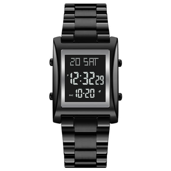SKMEI Men's business sports watches Countdown double time watch Chronograph table Digital watches 50 meters waterproof watch