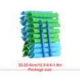 thumbnail image 2 of 1 Ensemble Rouleau de Cheveux Service Longue Durée Fonction Puissante Aide Utile Boucleurs Design Unique Boucleur pour Cheveux Longs Bleu+vert, 2 of 6