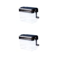 thumbnail image 1 of Youkk High Efficient Manual Shredder For Portable Shredding Large Capacity Manual Paper Shredder black 2Set, 1 of 6