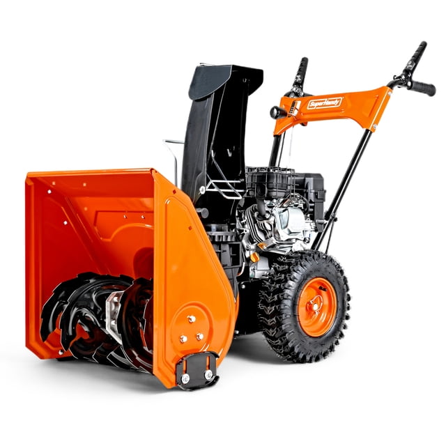 SuperHandy 21-inch Gas Powered Snow Thrower Blower, 36 ft Throwing Distance