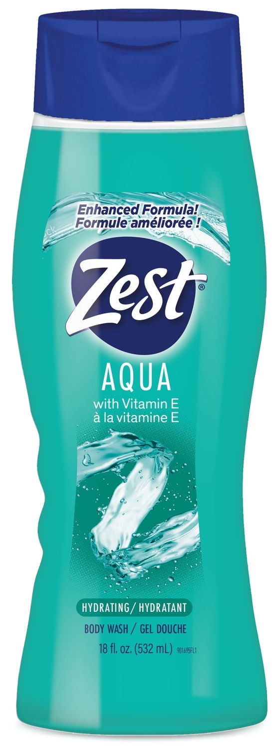 Zest Aqua Body Wash with Vitamin E