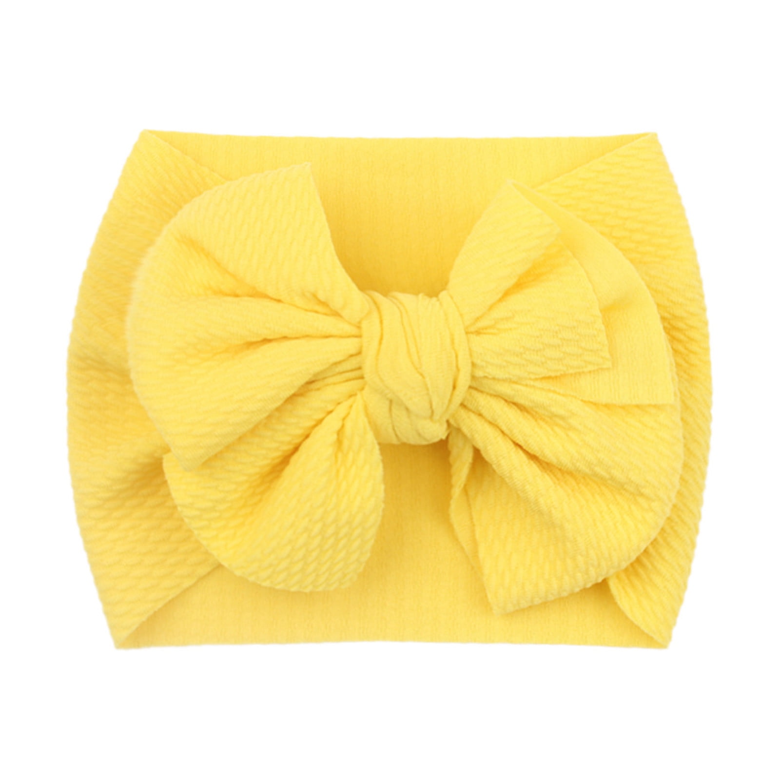 Egnmcr Headbands For Kids 1pc Newborn Infant Baby Girls Print Bow Headband Stretch Hairband Baby Headband