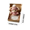 thumbnail image 3 of B Mini Bunny Easter Gift Box With Soft Plush Fabric, Cute Rabbit Design And Sturdy Construction For Holiday Treats, Kids Presents And Party Favors, 3 of 4