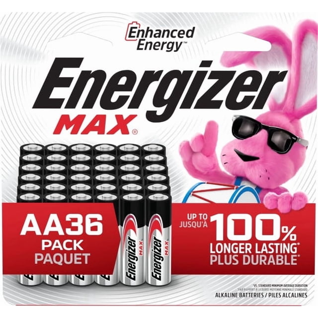 Piles Energizer MAX AA, 36