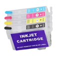 thumbnail image 4 of Boîte de Recharge d'Encre, Coque Réutilisable PP Serrage Précis 4 Couleurs avec Puce Permanente pour Impression de Documents Photo T3471 T3472 T3473 T3474 34TG,603XLBK 603XLC 603XLM, 4 of 8