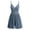 Blue#plus size romper shorts for curvy women, variant on SZJXBUY Women's Jumpers And Rompers Flowy Summer V Neck Sleeveless Rompers One Piece Spaghetti Strap Wide Leg Shorts Overalls Short Jumpsuit with Pockets Army Green,XXL