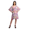 thumbnail image 4 of Moomaya Robe Courte de Caftan de Plage, Robe de Couverture Imprimée, Kaftan pour Femmes, Tenue de Plage, Couverture, 4 of 4
