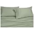 thumbnail image 3 of Abripedic Sateen Solid Sheets, 600-Thread-Count 4PC Bed Sheet Set, 100-Percent Cotton, Deep Pocket, Full, Sage, 3 of 5