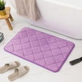 thumbnail image 4 of Dvkptbk Rugs Ultra Absorbent Non-Slip Memory Foam Machine Washable Soft Velvet Bath Mats Floor Mat Easier to Dry for Bathroom Floor Bath Mats Bath Rugs Bathroom Decor, 4 of 9