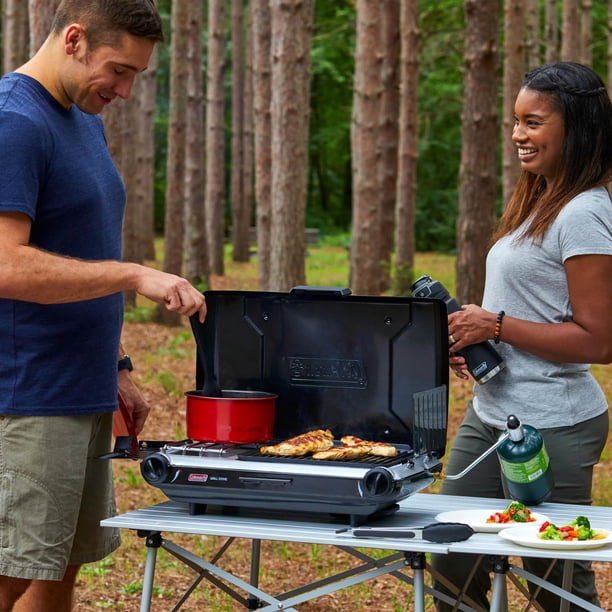 Coleman Tabletop Propane Gas Camping Grill/Stove, 2-Burner
