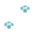 thumbnail image 1 of Decodeary 50pieces Low Maintenance Soft Texture Fabric For Albums And Decorations Realistic Appearance Fiber Wide Application Light Blue 4.5cm 2Set, 1 of 6