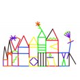 thumbnail image 3 of Junior Geostix - 200 Multicolored Construction Toy Sticks - 30 Double-Sided Activity Cards, 3 of 4