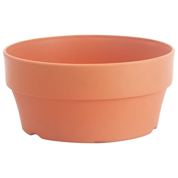 XIPYYKM 6 Inch Imitation Terracotta Shallow Succulent Pot - 1 Pack Terra Cotta Clay Pots with Drainage, Cacuts Terra-Cotta Indoor and Outdoor Planters with Drainage Hole