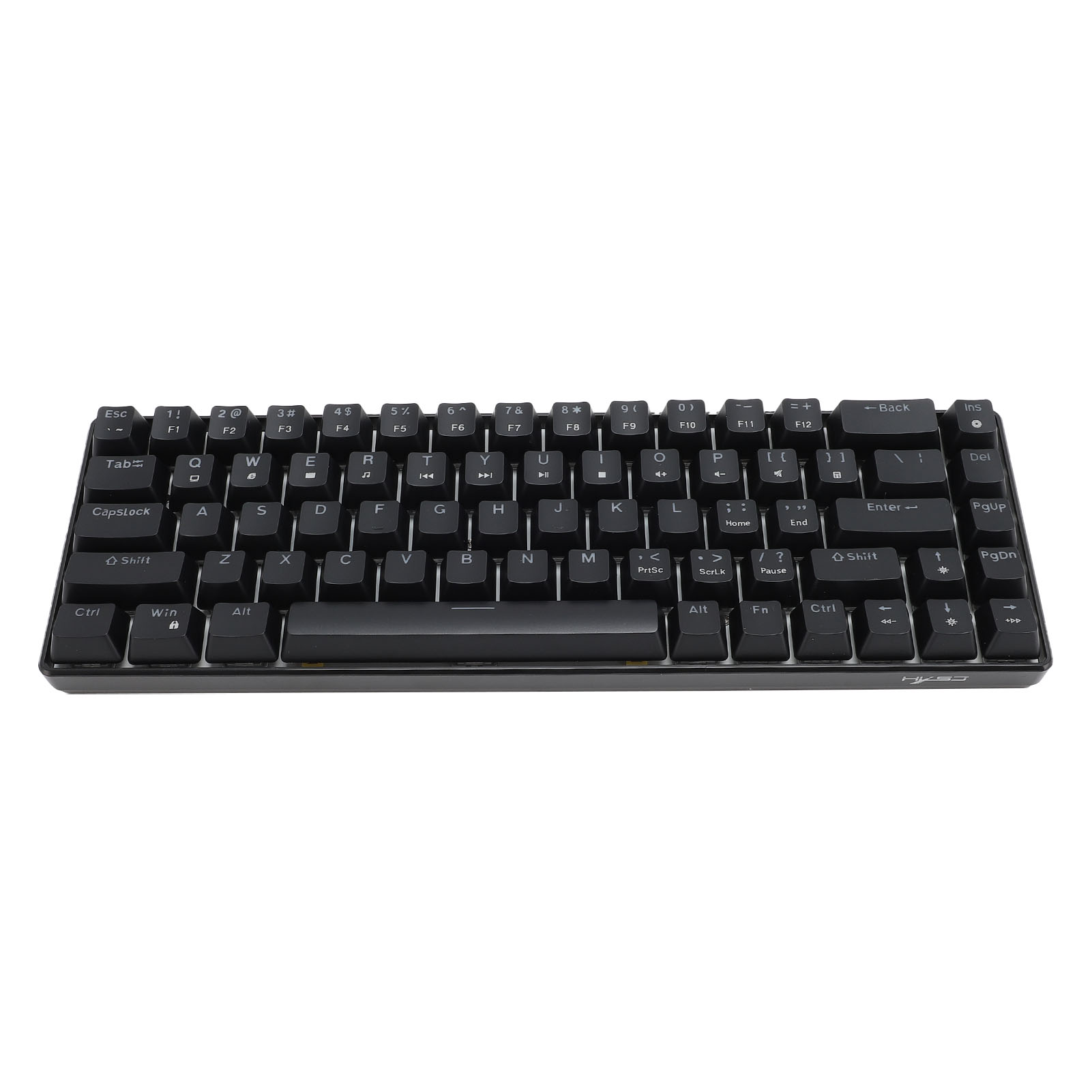 68 Key Mechanical Gaming Keyboard, Mechanical Gaming Keyboard Portable 20 Lighting Modes  for Home