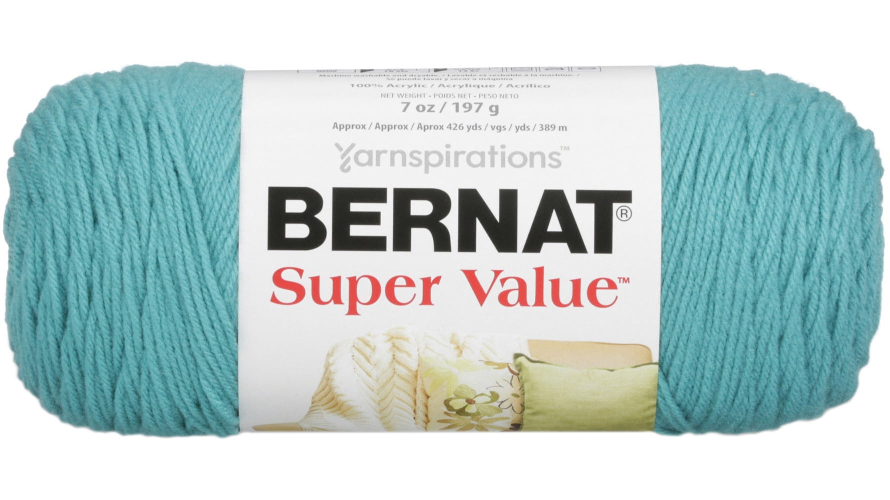 Bernat® Super Value™ Yarn, Acrylic #4 Medium, 7oz/197g