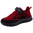 thumbnail image 1 of B91xZ Chaussures de Bébé Confortables à Enfiler pour Premiers Pas, Rouge 6.5, 1 of 5
