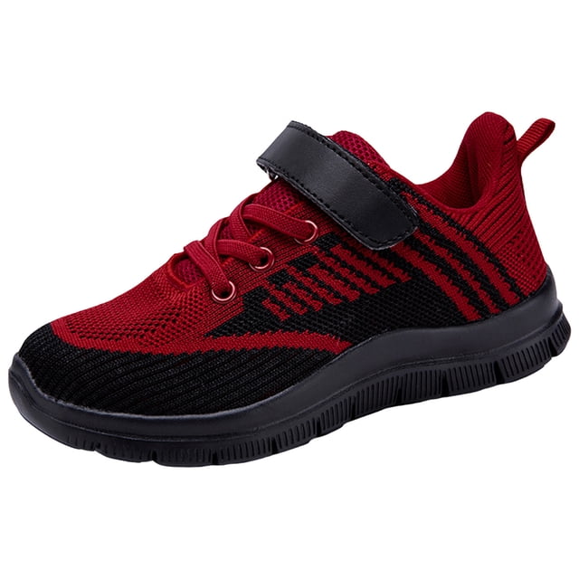 B91xZ Chaussures de Bébé Confortables à Enfiler pour Premiers Pas, Rouge 6.5