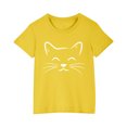 thumbnail image 2 of RXIRUCGD Tout-Petits Enfants Garçons Filles T-shirt à Imprimé d'Halloween Mode Mignon Col Rond Imprimé Manches Courtes Haut ( Jaune, Taille : 9 Ans ), 2 of 4