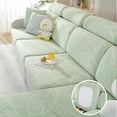 thumbnail image 2 of Sectional Couch Covers Stretch Polyester Sofa Slipcover for 85 in x 95 in x 20 cm Sectional Sofa with Elastic Hem, 2 of 9