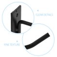 thumbnail image 3 of OUNONA 1 Pair Sport Accessories Rack Wall Mounted for Gym Equipment Display in Sleek Design, 3 of 8