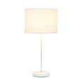 thumbnail image 4 of Lampe Simple Stick blanche avec abat-jour en tissu, 4 of 7