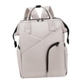 thumbnail image 1 of Diaper Bag Mother Bag Large Storage Space Adjustable Shoulder Strap for Walking, skin, 1 of 8