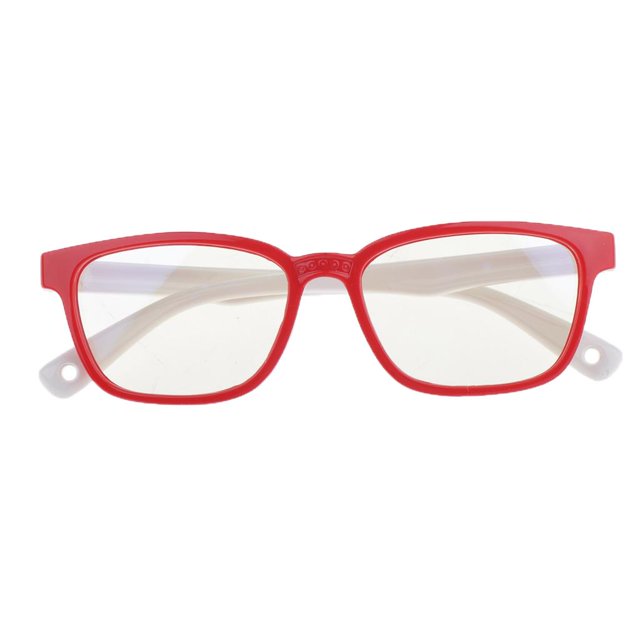 lionlar Lunettes de Mode Anti-Lumière Bleue en Silicone Enfants Monture Rouge Protection
