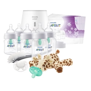Philips Avent Anti-colic Baby Bottle with AirFree Vent All In One Gift Set, SCD308/01