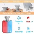 thumbnail image 5 of Hot Water Bottle Pouch with Waist Cover with Wearable Belt Wrap Around Hot Water Bottle PVC Soft Hand Warmer Leakproof Water Bag for Stomach Period Pain Relief Back Tummy and Shoulders1, 5 of 5