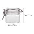 thumbnail image 2 of ELAYARD 2Pcs Mason Jars Clear Plastic Sealed Storage Containers for Family Use, 2 of 8